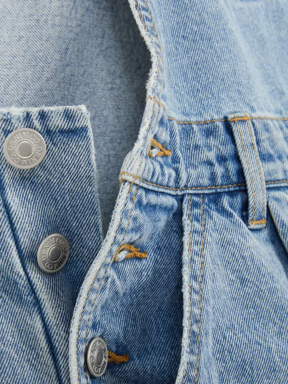 Primark Kombinezony<Krótkie ogrodniczki jeansowe
