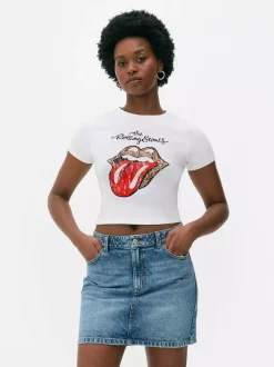 Primark Topy I T-Shirty<Krótki T-shirt The Rolling Stones
