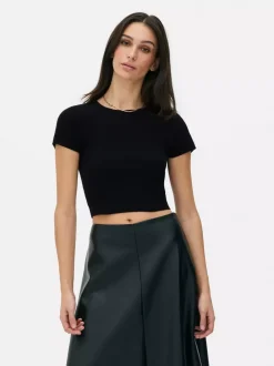 Primark Topy I T-Shirty<Krótki T-shirt w paski