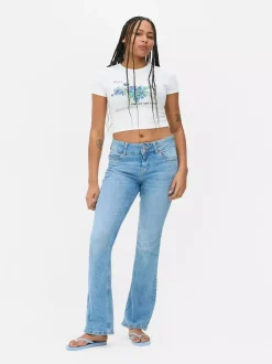 Primark Topy I T-Shirty<Krótki T-shirt z „Irysami” Vincenta van Gogha