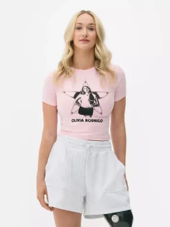 Primark Topy I T-Shirty<Krótki T-shirt z motywem Olivii Rodrigo