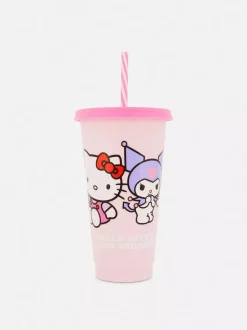 Primark Filiżanki I Kubki<Kubek niekapek ze słomką i motywem Hello Kitty