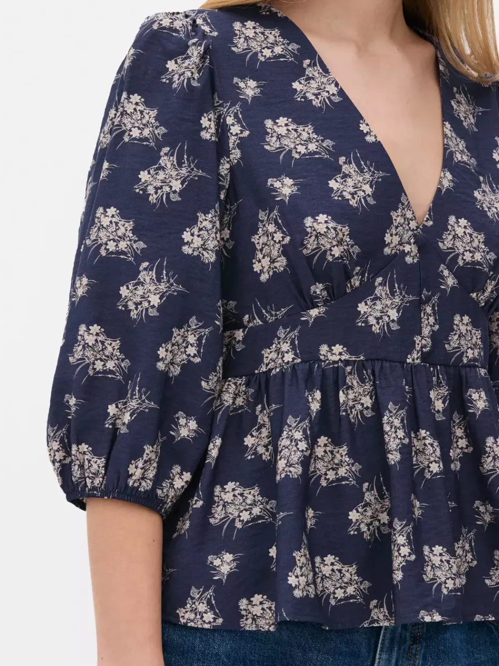 Primark Koszule I Bluzki<Kwiecista bluzka z dekoltem w serek