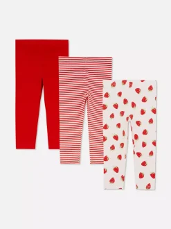 Primark Spodnie I Legginsy<Legginsy z nadrukiem, 3 pary