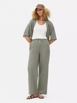 Primark Spodnie I Legginsy<Legginsy z szeroką nogawką i sznurkiem w talii