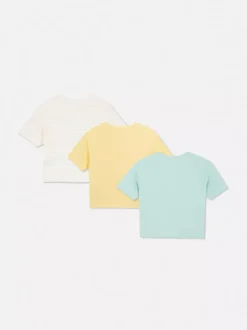 Dzieci Primark Topy I T-Shirty<Letnie T-shirty, 3 szt.