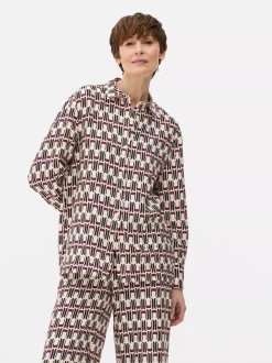Primark Koszule I Bluzki<Luźna koszula z nadrukiem