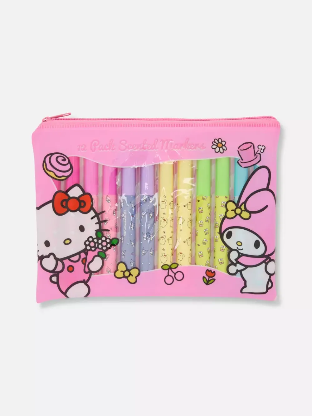 Dzieci Primark Kredki<Markery zapachowe z motywem Hello Kitty, 12 szt.