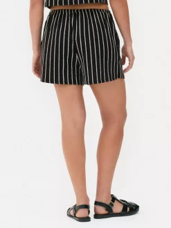 Primark Szorty<Marszczone szorty w paski, część zestawu