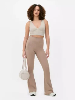 Primark Odzież Domowa I Na Siłownię|Spodnie I Legginsy<Miękkie legginsy z rozszerzaną nogawką