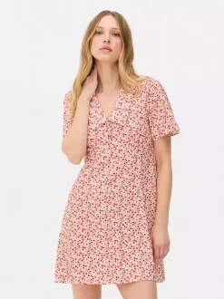 Primark Sukienki<Minisukienka popołudniowa z kołnierzykiem na guzik