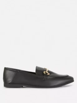 Primark Płaskie Buty<Mokasyny z wędzidłem ze sztucznej skóry