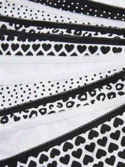 Dzieci Primark Bielizna<Monochromatyczne krótkie figi, 10 par
