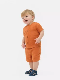 Primark Komplety I Gotowe Stroje<Muślinowy komplet z koszulą i szortami