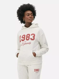 Primark Odzież Domowa I Na Siłownię|Bluzy<Nierozpinana bluza z kapturem i nadrukiem