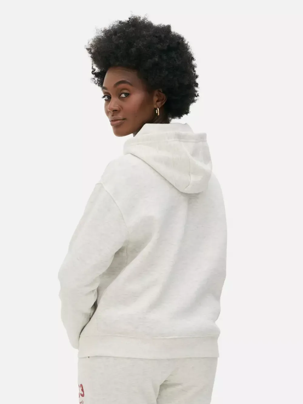 Primark Odzież Domowa I Na Siłownię|Bluzy<Nierozpinana bluza z kapturem i nadrukiem