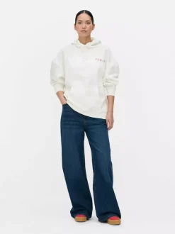 Primark Odzież Domowa I Na Siłownię|Bluzy<Oversize'owa bluza z kapturem i nadrukiem