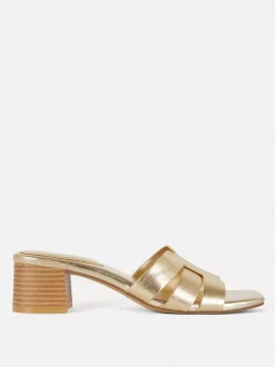 Primark Szpilki<Pantofle mule na niskim obcasie klockowym