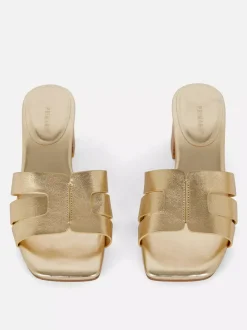 Primark Szpilki<Pantofle mule na niskim obcasie klockowym