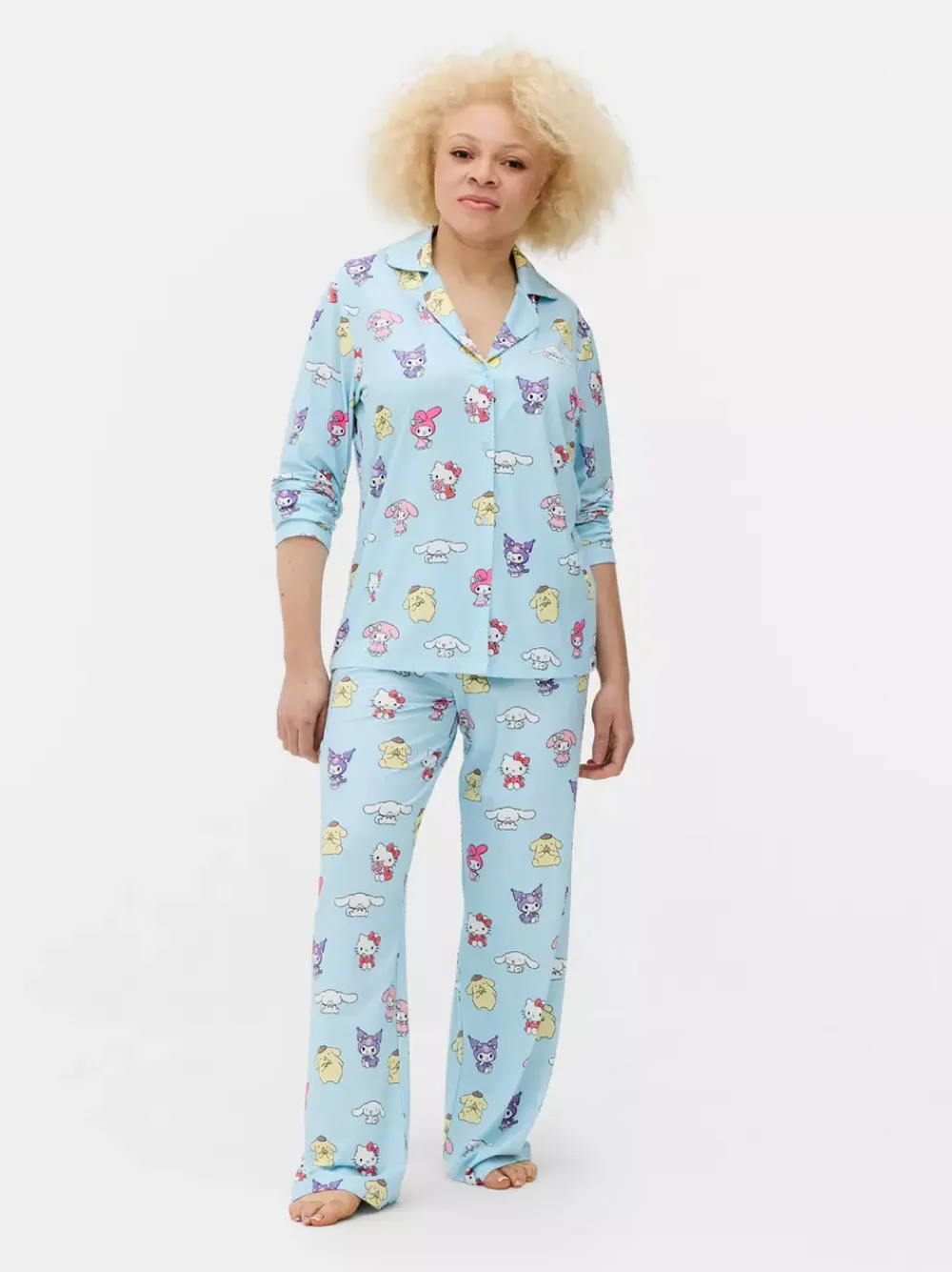 Primark Zestawy Piżamowe<Piżama boyfriend z motywem Hello Kitty i przyjaciół