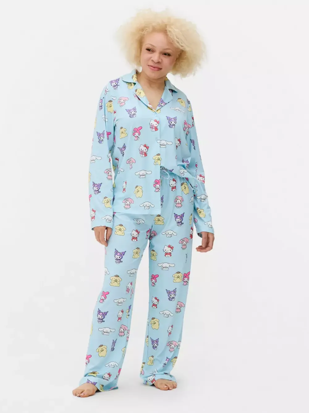 Primark Zestawy Piżamowe<Piżama boyfriend z motywem Hello Kitty i przyjaciół