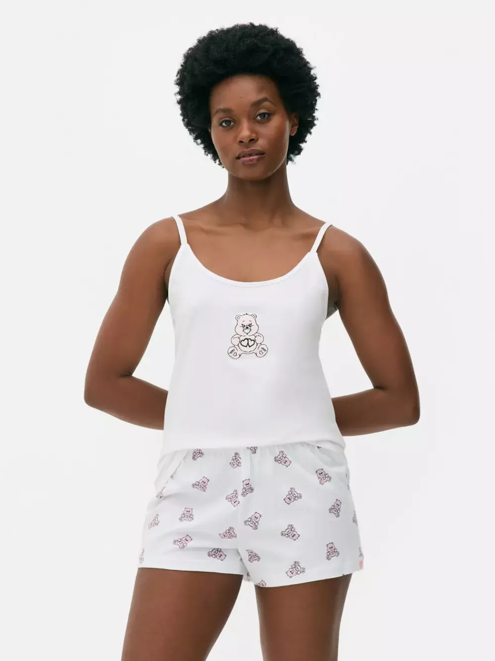 Primark Zestawy Piżamowe<Piżama z górą na ramiączkach i szortami