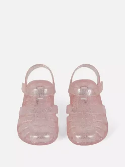 Dzieci Primark Sandały I Klapki<Plastikowe sandały z brokatem