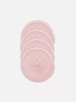 Primark Zastawa Stołowa<Plecione podstawki, 4 szt.