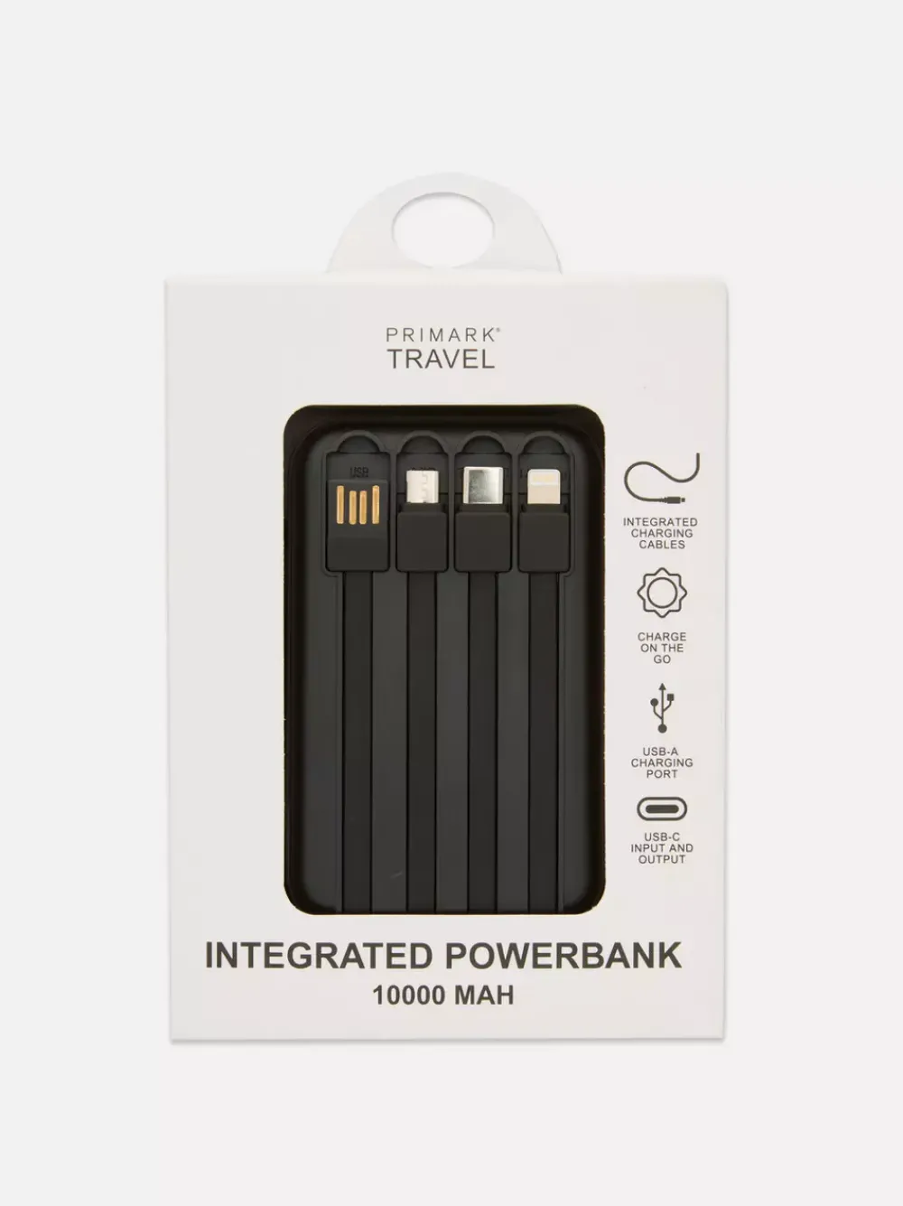 Primark Ładowarki<Powerbank 10 000 mAh z wbudowaną ładowarką