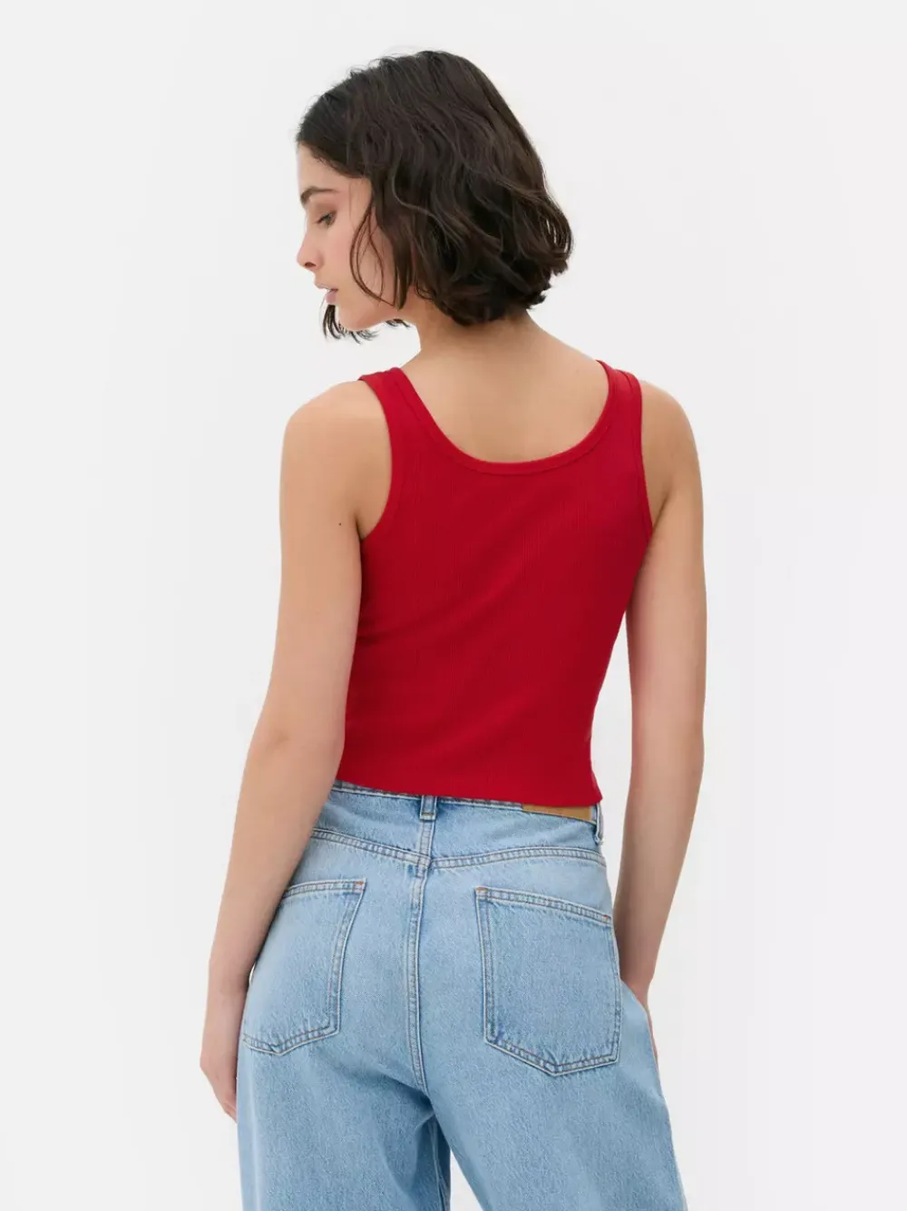 Primark Topy I T-Shirty<Prążkowana koszulka bez rękawów typu henley