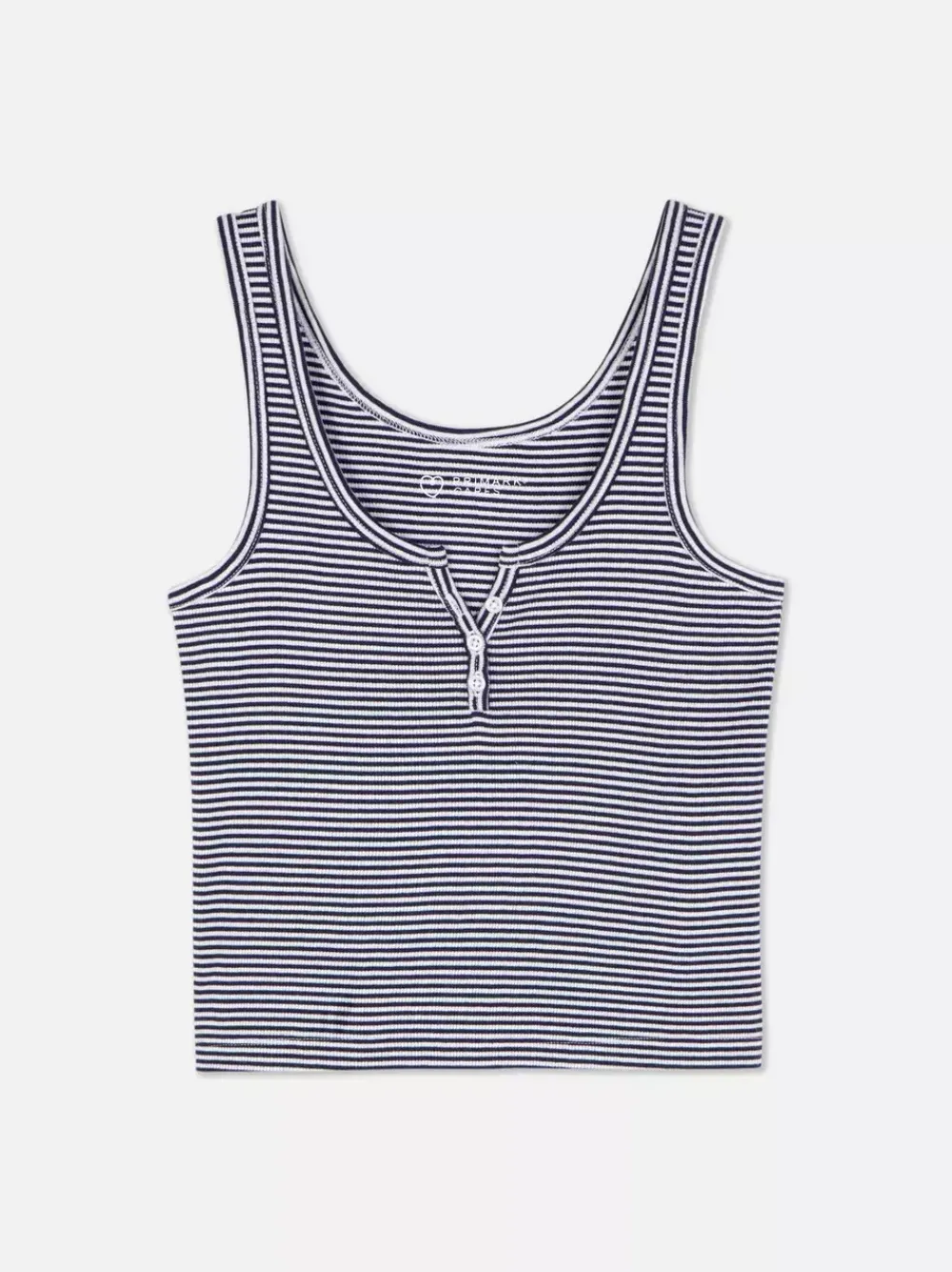Primark Topy I T-Shirty<Prążkowana koszulka bez rękawów typu henley