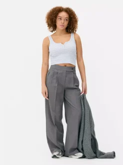 Primark Topy I T-Shirty<Prążkowana koszulka bez rękawów typu henley