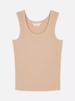 Primark Góry Od Piżamy<Prążkowany piżamowy top bez rękawów z modalu