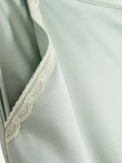 Primark Spodnie Od Piżamy<Satynowe spodnie od piżamy z koronkowym wykończeniem