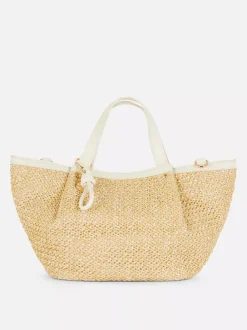 Primark Torby I Portmonetki<Słomkowa torba tote midi