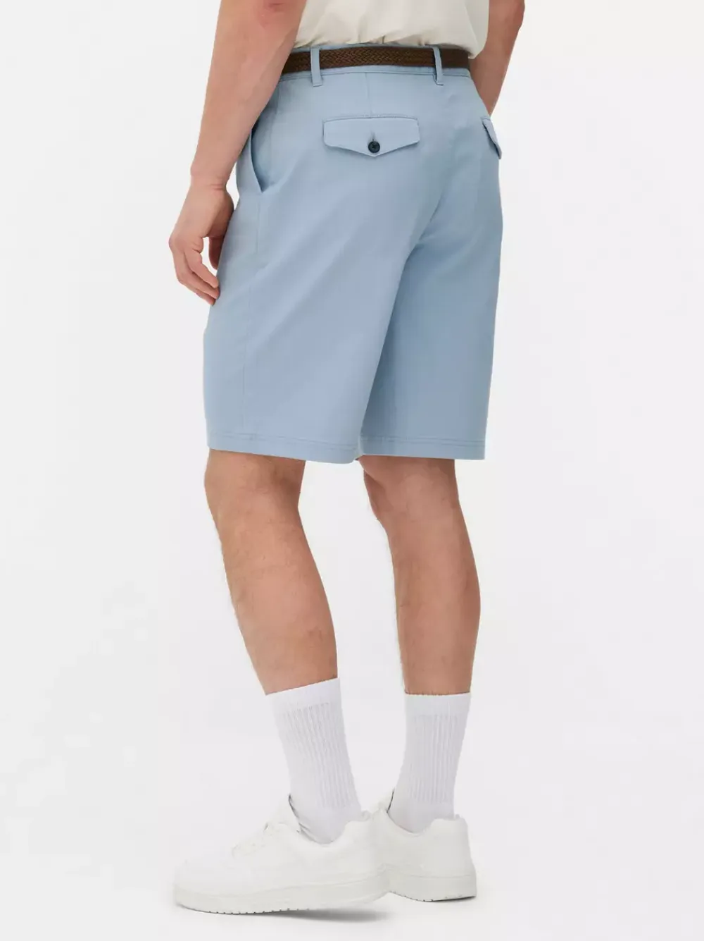 Primark Szorty<Spodenki chinosy z paskiem