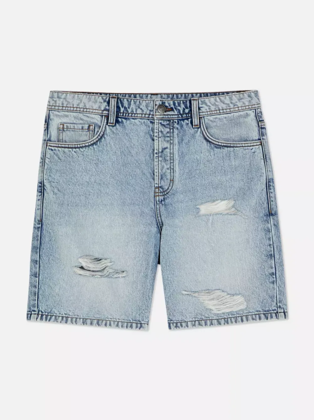 Primark Szorty<Spodenki jeansowe z przetarciami