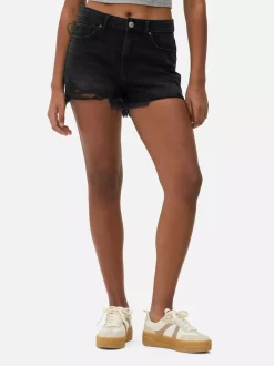 Primark Szorty<Spodenki jeansowe z przetarciami