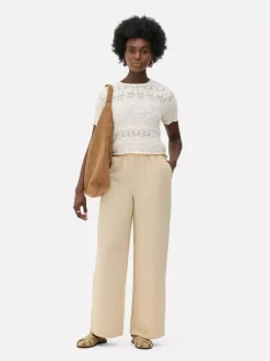 Primark Spodnie I Legginsy<Spodnie bez zapięcia z szerokimi nogawkami