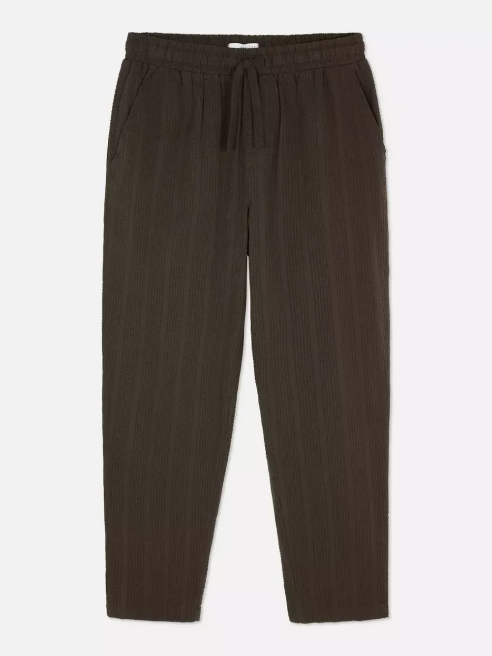Primark Spodnie<Spodnie w paski z tkaniny seersucker