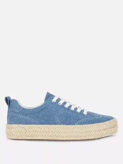 Primark Płaskie Buty<Sznurowane espadryle z juty