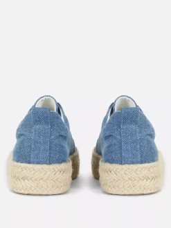 Primark Płaskie Buty<Sznurowane espadryle z juty