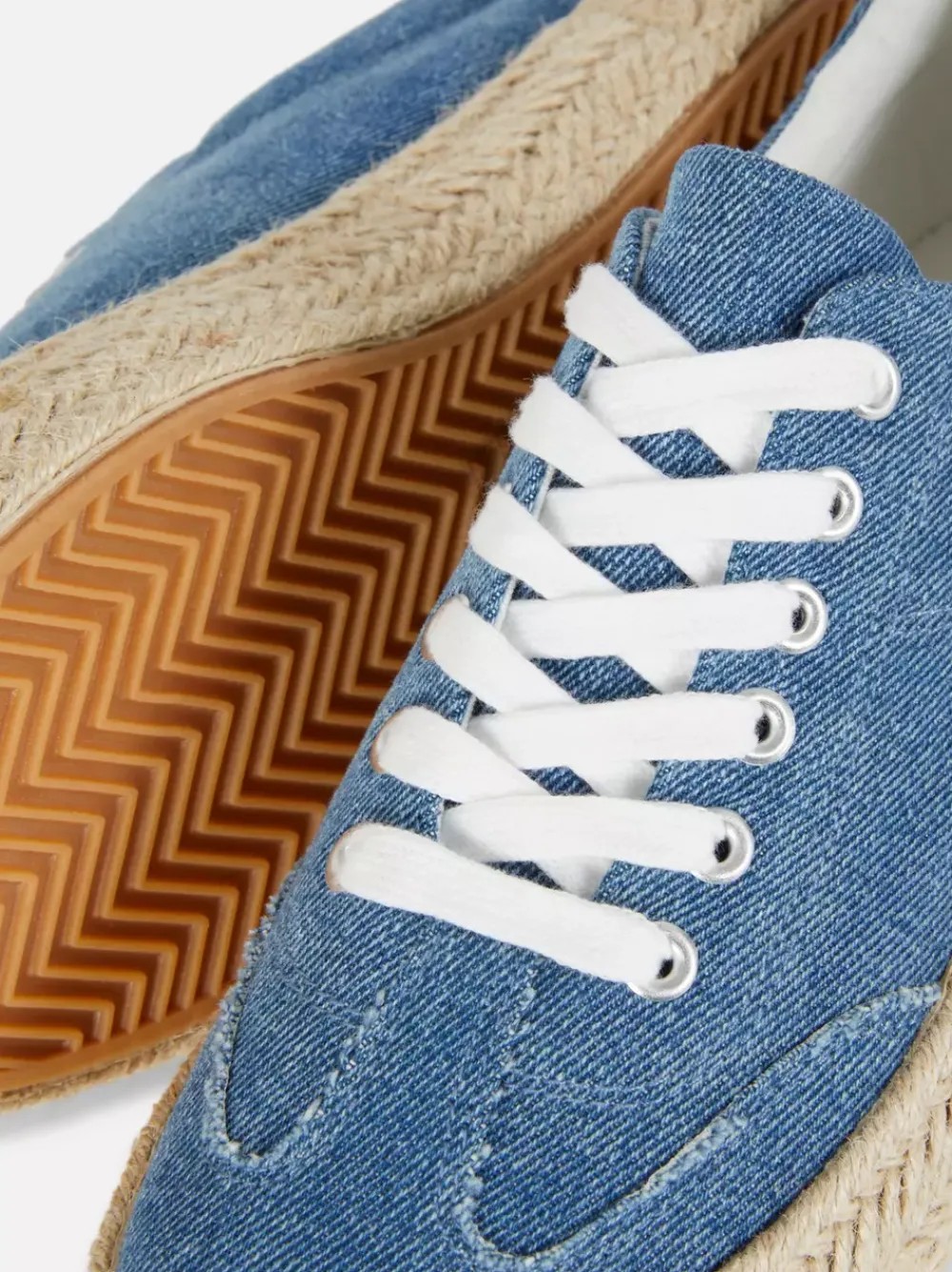 Primark Płaskie Buty<Sznurowane espadryle z juty