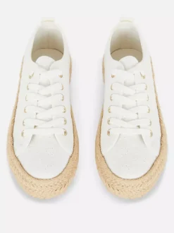 Primark Płaskie Buty<Sznurowane espadryle z juty