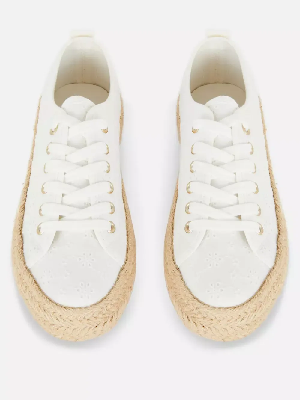 Primark Płaskie Buty<Sznurowane espadryle z juty