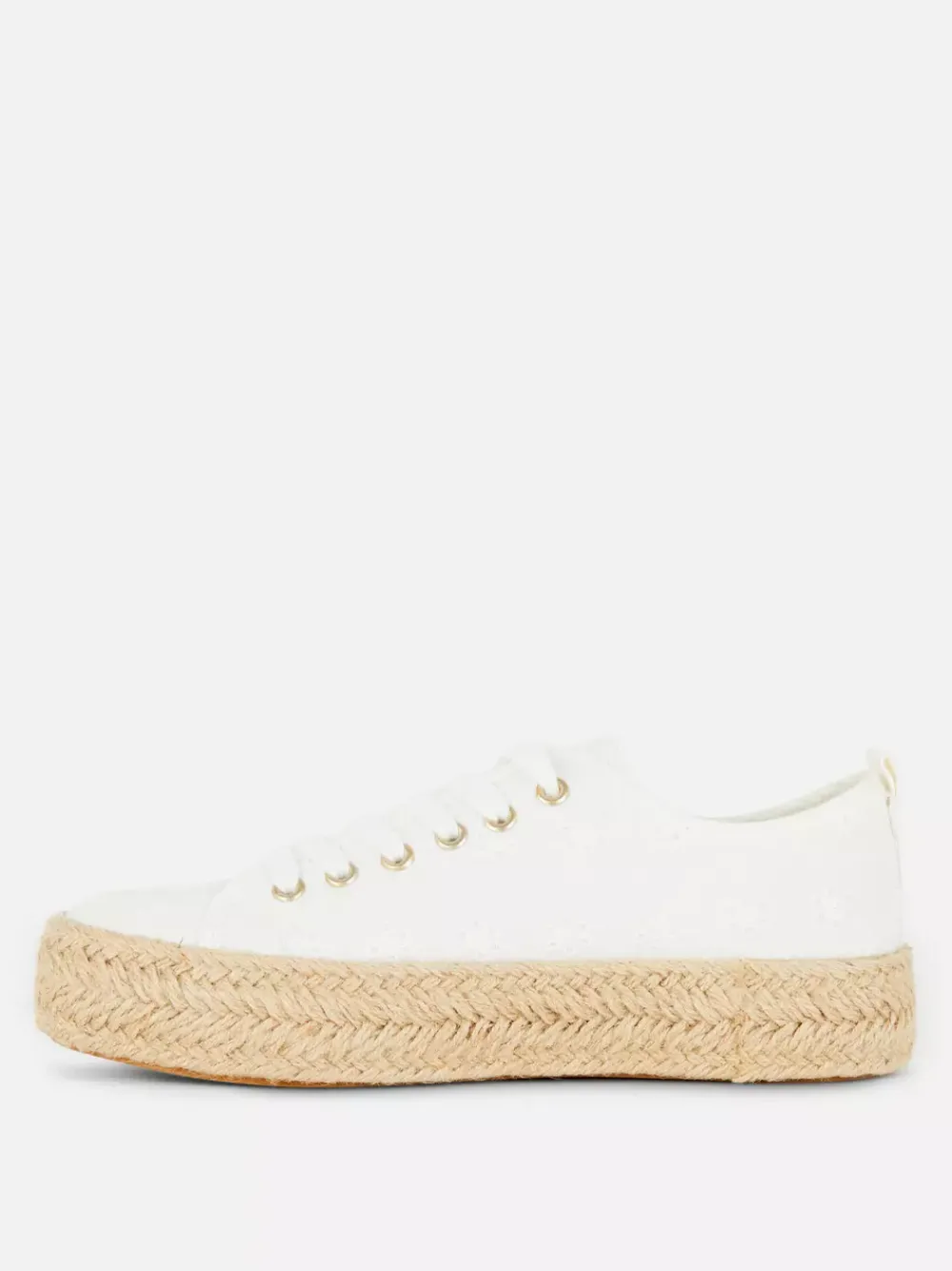 Primark Płaskie Buty<Sznurowane espadryle z juty