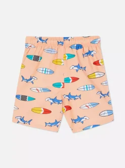 Dzieci Primark Stroje Kąpielowe I Plażowe<Szorty kąpielowe ze sznurkiem i nadrukiem