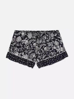 Primark Spodnie Od Piżamy<Szorty od piżamy w kwiaty