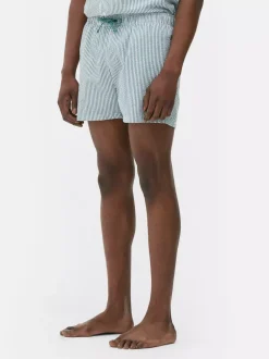 Primark Piżamy<Szorty od piżamy w paski z tkaniny seersucker