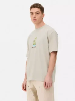 Primark Topy I T-Shirty<Teksturowany T-shirt Palm Springs